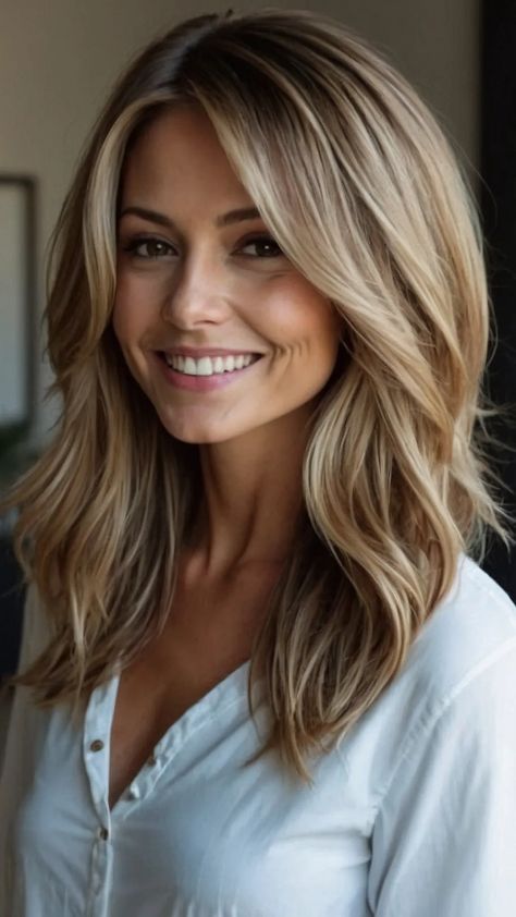 Stylish Mom Haircut Ideas: Embracing Long Hair in 2023 - pulsepathlife.com Trendy Mom Haircut, Medium Length Styles, Mom Haircut, Layered Thick Hair, Mom Haircuts, Boho Looks, Medium Long Haircuts, Mom Cut, Long Bob Haircuts