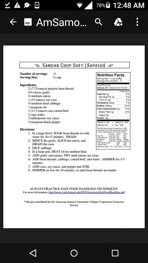 Sapasui Recipe Samoan, Samoan Recipes, Tongan Food, Polynesian Dishes, Samoas Recipe, Samoan Food, Canned Corned Beef, Simple Foods, Polynesian Food