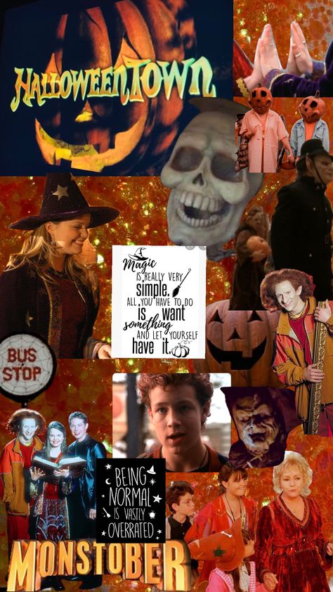 Halloweentown #halloweentown #marnie #aggiecromwell #marniepiper #agathacromwell Halloweentown Marnie, Halloweentown Wallpaper, Bus Stop, Fall Wallpaper, Halloween Town, Halloween Wallpaper, Halloween