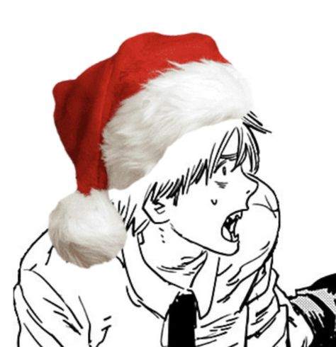 Chainsaw man, denji and power Denji And Power Christmas, Denji And Power Matching Pfp Christmas, Power Christmas Pfp, Denji Christmas Pfp, Christmas Manga Pfp, Manga Christmas Pfp, Csm Christmas Icon, Chainsaw Man Christmas Pfp, Christmas Chainsaw Man