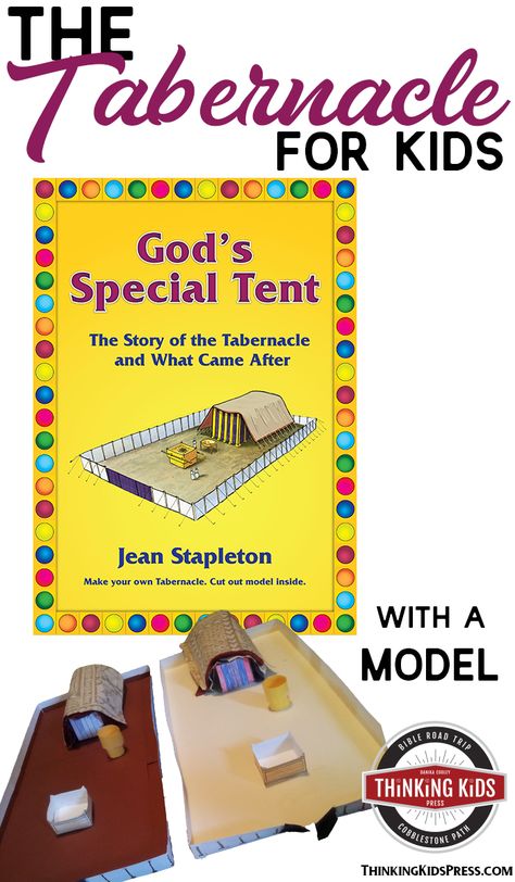 The Tabernacle for Kids with a Tabernacle Model Kit   The Tabernacle for kids is easy to teach with this fun book. There's coloring, and a Tabernacle model kit for kids, too, in this wonderful book. Build A Tabernacle Craft, Building The Tabernacle Craft For Kids, Tabernacle Craft For Kids, Tabernacle Model, Book Pages Printable, Tabernacle Of Moses, Biblical Homeschooling, Homeschool Advice, Living Simple