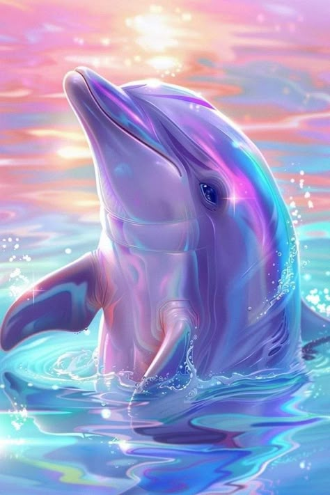 Dolphin Drawing Aesthetic, Animals Dolphins, Dolphin Clipart, Dolphin Drawing, Dolphin Images, Dolphin Photos, Dolphin Art, Unicorn Pictures, Beautiful Ocean Pictures