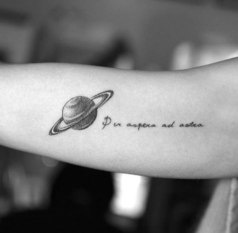 50+ Best Planet Tattoos For Men (2021) Space, Galaxy, Universe, Constellation Small Saturn Tattoo, Planet Tattoo, Middle Finger Tattoos, 15 Tattoo, Science Tattoos, Saturn Tattoo, White Tattoos, Planet Tattoos, Aries Tattoo