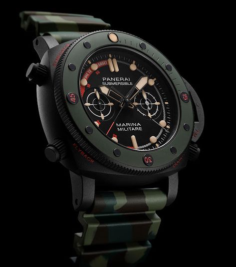 Panerai Submersible, Nice Watches, Stylish Watches Men, Fancy Watches, Panerai Watches, Premium Watches, Mens Sport Watches, Time Zone, Stylish Watches