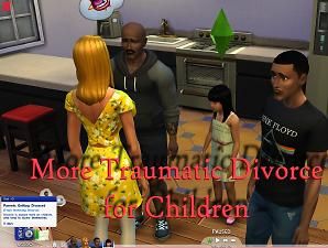 The Sims 4 | More Traumatic Divorce for Children Emotions Gameplay Mod Sims Finds, Free Sims 4, Sims 4 Game Mods, Divorced Parents, Free Sims, Divorce And Kids, Sims 4 Update, Getting Divorced, Cc Sims