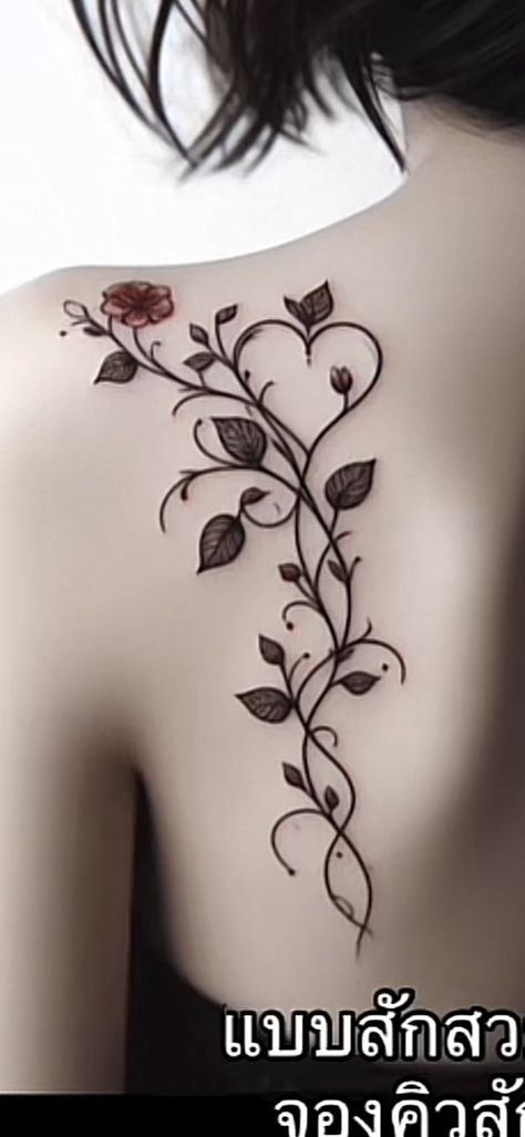 Rose Vines Tattoo, Seductive Tattoos, Vines Tattoo, Filler Tattoo Ideas Gap, Gap Filler Tattoo, Rose Vine Tattoos, Small Rose Tattoo, Spider Tattoo, Rose Vines