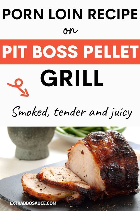 If you like a tender, juicy, smoked pork loin recipe that you can make on your grill then check out this post on how to make a Pork Loin Recipe on Pit Boss Pellet Grill. #porkloinrecipe #porkloinrecipeongrill #Porkloinrecipepelletgrill Pork Loin Smoker Recipes, Grilled Pork Loin Recipes, Pit Boss Pellet Grill Recipes, Cooking Pork Loin, Smoked Pork Loin Recipes, Bbq Pork Loin, Pit Boss Pellet Grill, Pellet Smoker Recipes, Grilled Pork Loin