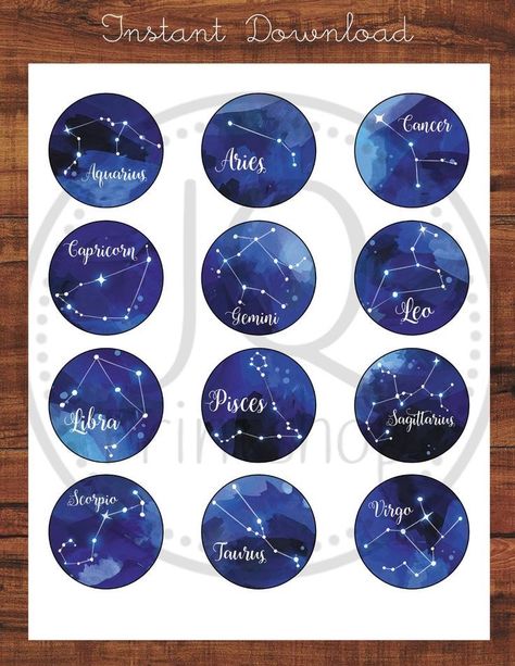 Zodiac Party, Galaxy Party, Astrology Birthday, Unisex Baby Names, Idea Birthday, Zodiac Birthdays, Astrological Signs, Circle Labels, Art Therapy Activities