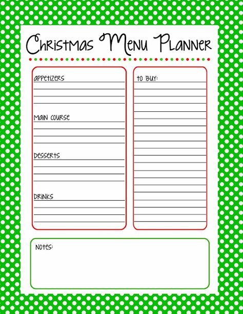 Christmas Menu Planner Free Printable {25 Days to an Organized Christmas} Organize Printables, Christmas Meal Planner Free Printable, Christmas Menu Design Templates, Christmas Meal Planner, Free Printable Christmas Planner, Planer Book, Christmas Menu Template, Organized Christmas, Christmas Party Planner