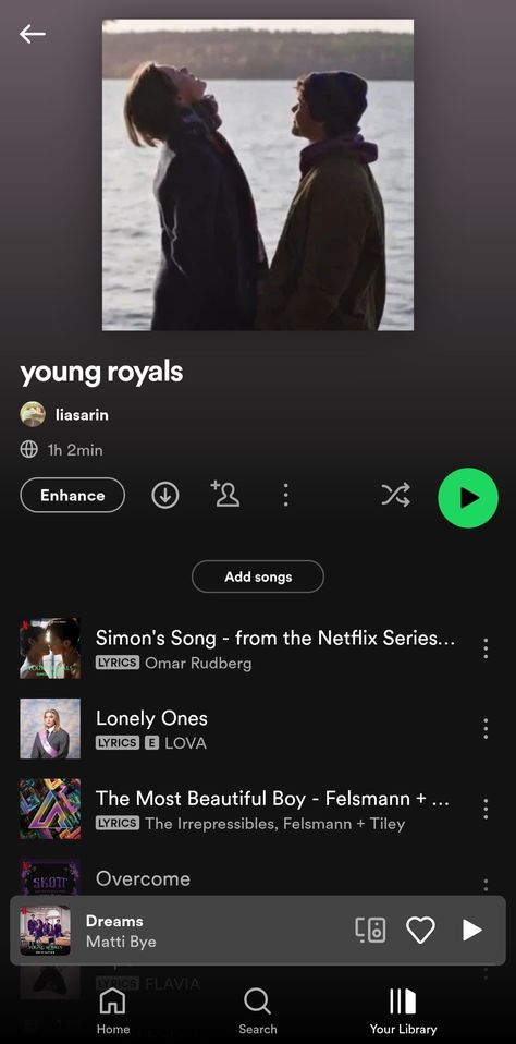 #yr #youngroyals #spotify #gays Royal Songs Playlist, Royal Playlist, Royal Music, Journal Pictures, Current Aesthetic, Playlist On Spotify, Royal Aesthetic, Young Royals, Netflix Series