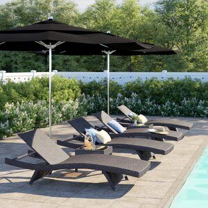 Sol 72 Outdoor™ Merlyn 11 Piece Sectional Seating Group with Cushions & Reviews | Wayfair Wicker Lounge Chair, Beachfront Decor, Wicker Chaise Lounge, Patio Chaise Lounge, Pool Furniture, Outdoor Chaise, Outdoor Chaise Lounge, Outdoor Wicker, Chaise Lounge Chair