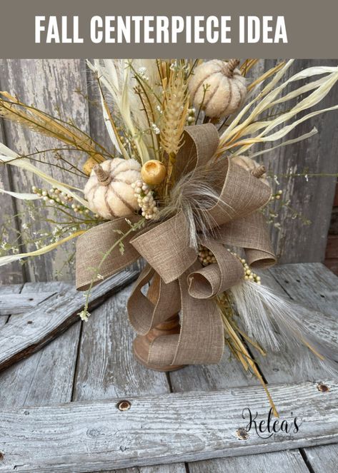 pumpkin candlestick centerpiece Fall Candlesticks, Pumpkin Candlesticks, Leftover Candle, Diy Seasonal Decor, Fall Candle Decor, Pumpkin Floral Arrangements, Seasonal Decor Fall, Candlestick Centerpiece, Simple Holiday Decor