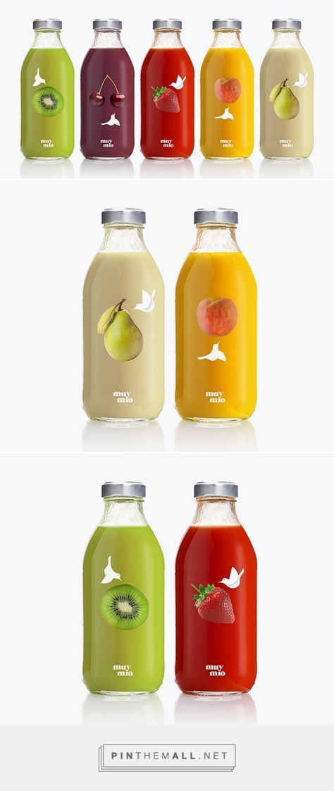 Fruit Juice Packaging, Juice Branding, Drinks Packaging Design, Fruit Packaging, Juice Packaging, Bottle Design Packaging, Drinks Brands, Cool Packaging, Food Packaging Design