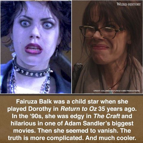 Sarah The Craft, 90s Celebs, Fairuza Balk, The Craft Movie, 90s Films, Graveyard Shift, Creepy Photos, Creepy Facts, 90s Movies