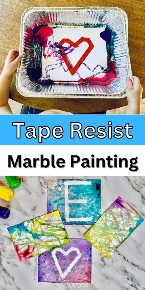 Painting With Marbles - Kids Kubby Painting With Marbles, Painting Activity For Kids, Tk Ideas, Painting Crafts For Kids, Indoor Painting, Nanny Ideas, Diy Background, Activity For Preschoolers, Snow Activities