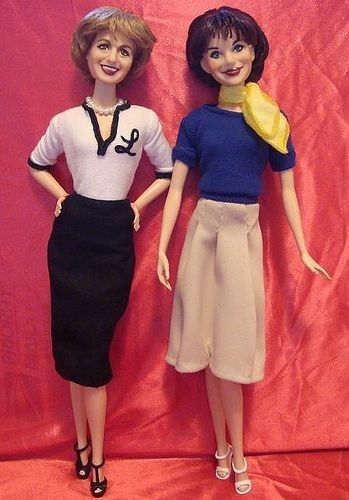 Laverne And Shirley, Celebrity Barbie, Celebrity Barbie Dolls, Laverne & Shirley, Celebrity Dolls, Barbie Collector Dolls, Barbie Model, Beautiful Barbie Dolls, Unique Dolls