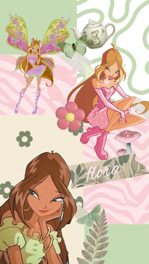 Winx Flora Wallpapers, Flora Winx Club Aesthetic Wallpaper, Flora Winx Wallpaper, Flora Winx Club Wallpaper, Winx Flora Aesthetic, Winx Wallpapers, Flora Background, Winx Club Flora, Flora Winx Club