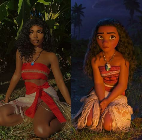 Te Fiti Moana, I Am Moana, Badass Halloween Costumes, Black Cosplayers, Hot Halloween Outfits, Trendy Halloween Costumes, Halloween Costume Outfits, Hair Weaves, Fantasias Halloween