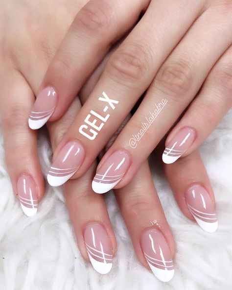 Stylish French Nails, Fancy French Nails, White French Tip Acrylic, French Nails Glitter, Burgundy Acrylic Nails, Gold Gel Nails, Glitter French Nails, Elegant Touch Nails, Natural Nails Manicure