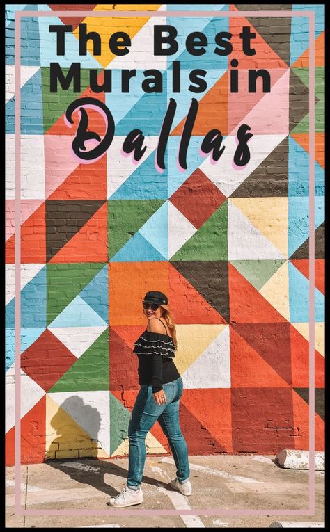 The Best Murals in Dallas and a MAP to show you all the best spots! | The Best Spots in Dallas to Take a Picture | Best Murals across Dallas | Here are the top places in Dallas for Instagram and Photography including skylines, coffeeshops, restaurants, & murals | Instagrammable Dallas #instagram #dallas #dallasinstagram #murals #texas Places In Dallas, Dallas Travel, Bathroom Selfie, Feed Goals, Last Ride, Bustling City, Cameron Dallas, Texas Travel, Instagram Highlights