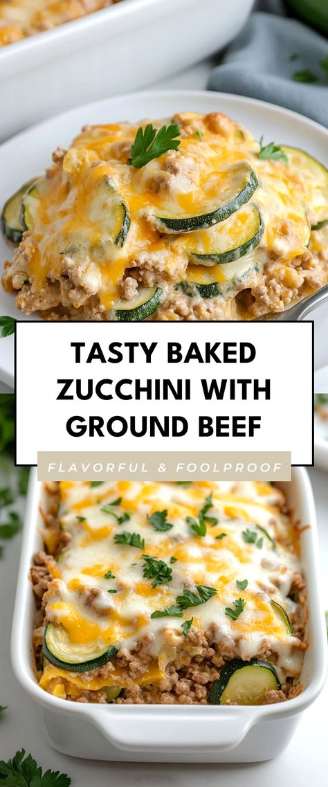 Image for Tasty Baked Zucchini with Ground Beef Ground Beef Zucchini Rice Recipes, Ground Beef And Zucchini Recipes Healthy, Zuchini Baking Recipes Ground Beef, Squash And Zucchini Recipes With Meat, Ground Beef Zucchini Boats, Zucchini Ground Beef Recipes, Beef And Zucchini Recipes, Zucchini With Ground Beef, Zucchini Ground Beef