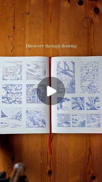 Harry Frost on Instagram: "Exploring and discovering through the process of drawing and creativity is something that has always been important to me ✨  Ever since childhood, I have been drawing with pencils and crayons and now I am continuing to learn with fountain pens today ✍️  I hope that you enjoy this wander inside my sketchbook pages, inspired by taking walks and observing the natural world 🍃  These original fountain pen ink drawings are created using my Lamy Safari fountain pen and their blue ink - (@lamy_global) 🖋️  The art sketchbook is made by Moleskine - (@moleskine) 📕" Fountain Drawing, Fountain Pen Art, Taking Walks, Pen Artwork, Lamy Fountain Pen, Fountain Pen Drawing, Pen Ink Drawings, Lamy Safari, My Sketchbook