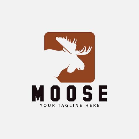 Moose Logo Design, Canadian Moose, Golf Logo Design, Elephant Logo Design, Basketball Logo Design, Rugby Logo, Moose Logo, Golf Logo, Soccer Logo