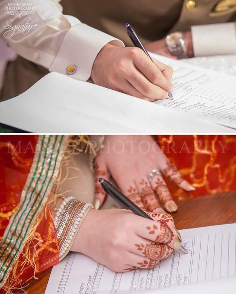 #Beautiful #pakistani #wedding #shoot #nikah #qaboolhai #sad #moment Pakistani Wedding Shoot, Nikah Moment, We Are Meant To Be, Only Yours, Nikah Ceremony, In Sha Allah, Muslim Wedding Photography, Khafif Mehndi Design, Bride Sign