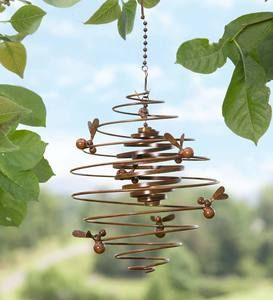 KA6910 Metal Wind Spinners, Yard Sculptures, Japanese Garden Design, Wind Sculptures, Metal Sculptures, Metal Yard Art, Metal Garden Art, Bee Decor, Bee Art