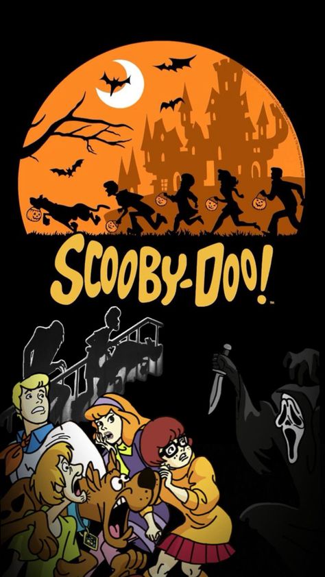 Scooby Doo, Scream, Halloween, Spooky Season Halloween Themed Wallpaper, Scooby Doo Wallpaper, Scooby Doo Halloween, Halloween Wallpaper Backgrounds, Halloween Wallpaper, Halloween Themes, Scooby Doo, Wallpaper Backgrounds, Fondos De Pantalla