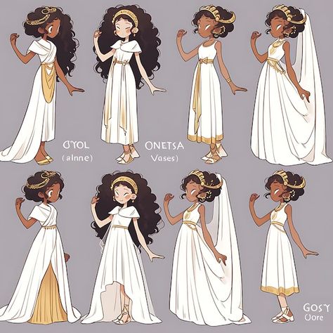 Greek Goddess Clothes Drawing, Greek Outfit Design, Greek Mythology Aesthetic Outfits, Greek Princess Aesthetic, Goddess Outfit Aesthetic, Greek Mythology Clothes, Muses Greek Mythology, Mythology Clothes, Greek Mythology Outfits