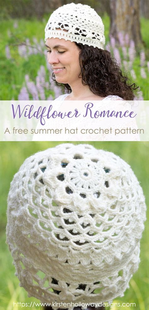 Crochet Lightweight Hat, Boho Beanie Crochet, Crochet Summer Hats Free Pattern Ladies, Summer Crochet Beanie Pattern Free, Lace Crochet Hat Pattern Free, Cloche Crochet Hat Pattern Free, Crochet Lace Beanie, Vintage Crochet Hats Free Pattern, Summer Beanie Crochet