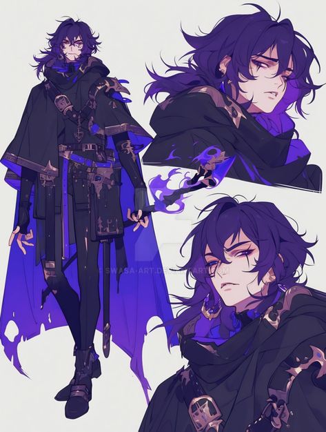 Dark Sorcerer Character Design, Wizard Dnd Outfit, Prophet Character Design, Yealorke Oc, Bounty Hunter Aesthetic Modern, D&d Warlock, Evil Oc Male, Wizard Oc Male, Male Witch Oc