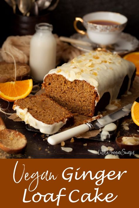 Ginger Loaf Cake, Ginger Loaf, Cookies Healthy, Vegan Christmas Recipes, Ginger Cake, Vegan Cake Recipes, Vegan Christmas, Supper Recipes, Food Group