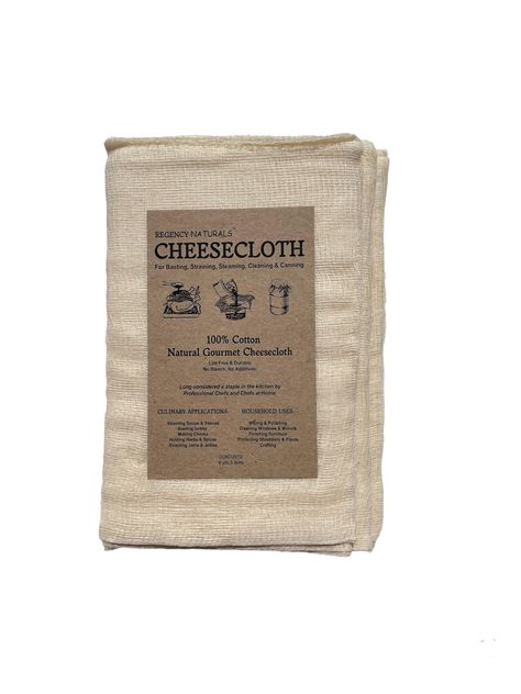 PRICES MAY VARY. STANDARD CHEF-GRADE CHEESECLOTH: Made of durable 100% cotton, our cheese cloth undergoes rigorous food safety Lab-testing. It's free from metals, bleach, and dyes; contains 2 yards for all your food prep needs. A STAPLE IN EVERY CHEF'S KITCHEN: From basting turkey, steaming vegetables, and straining soups and sauces to making cheese, yogurt, nut milk, and kombucha, this cheese cloth is your ideal food prep companion. VERSATILE FOR COOKING, PRESERVING AND MORE: The essential tool Steaming Vegetables, Making Cheese, Canned Fruit, Chef's Kitchen, Fruit Juices, Steamed Vegetables, Create Decor, Chefs Kitchen, Nut Milk