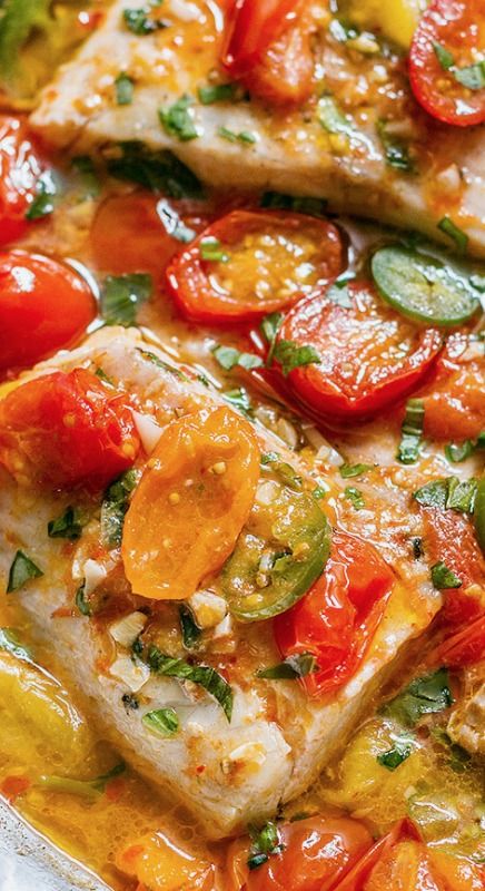 Tilapia White Fish Recipe in Tomato Basil Sauce — Eatwell101 Tilapia Recipes Healthy, Healthy Calories, White Fish Recipes, Baked Tilapia, Tomato Basil Sauce, Fitness Recipes, Tilapia Recipes, Basil Sauce, Fish Recipes Healthy