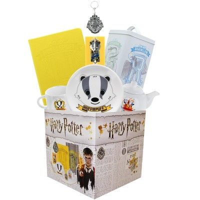 Harry Potter Gift Ideas Diy, Hogwarts Accessories, Harry Potter Gift Box, Harry Potter Themed Gifts, House Hufflepuff, Harry Potter Gift, Hufflepuff House, Harry Potter Items, What House