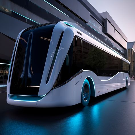 "Riding in style 🚌✨ #fashionbus #travelgoals #ontheroad" Futuristic Bus, Concept Bus, Luxury Caravans, Hospital Design Architecture, Electric Bus, Anime Motorcycle, Bus Design, Landscape And Urbanism Architecture, Future Transportation