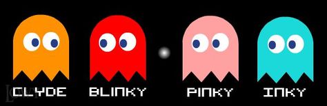 Inky,blinky,pinky,clyde 3d Letters Tutorial, Pac Man Party, Pacman Ghost, Ghost Drawing, 80s Theme Party, Vbs Themes, Ghost Tattoo, Ra Ideas, Amazing Street Art