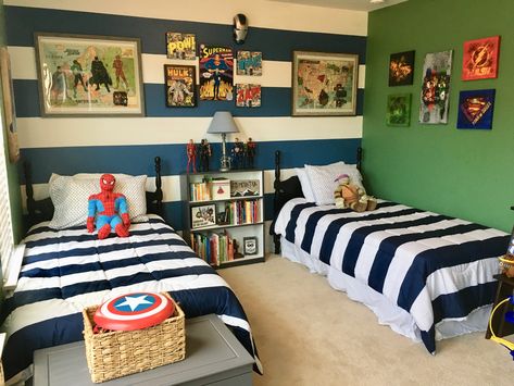 Blue And Green Kids Room, Blue And Green Boys Bedroom, Blue And Green Boys Room, White Green Bedroom, Yellow Boys Room, Green Kids Rooms, Blue Green Bedrooms, Yellow Kids Rooms, Green Boys Room