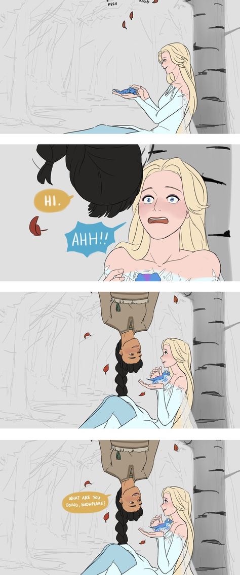 Elsa And Honeymaren, Disney Princess Yuri, Frozen Comics, Avatar Azula, Frozen Love, Amazing Gumball, Disney Pixar Characters, The Snow Queen, Disney Elsa