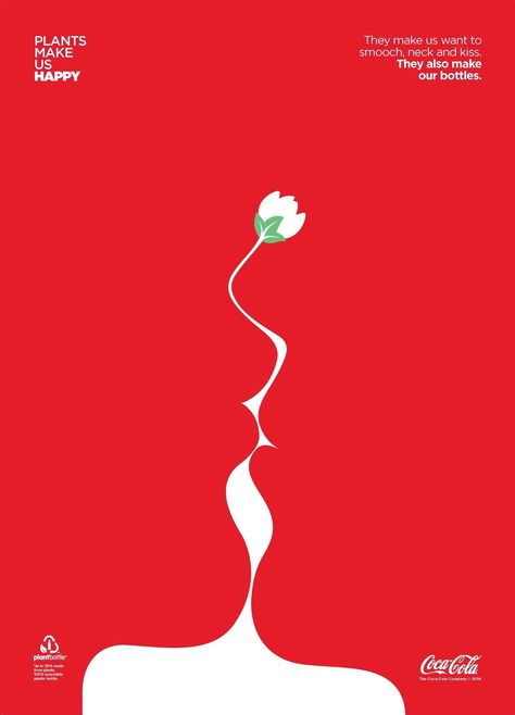 Advertisement by Ogilvy, United States Negative Space Art, Coke Ad, Advertising Techniques, Negative Space Design, Red Poster, Coca Cola Ad, 광고 디자인, Publicidad Creativa, Poster Photo