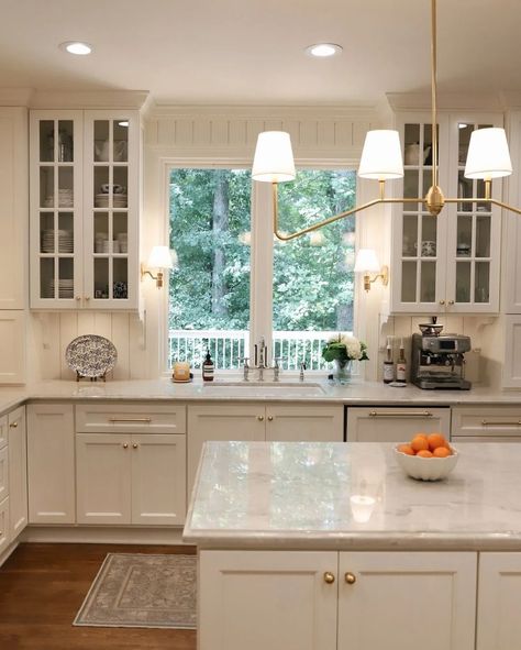 9 Big Kitchen Cabinet Color Trends of 2025 - With Paint Colors - Kaitlin Madden Home Blogger Greige Kitchen Cabinets, Biggest Kitchen, Blue Gray Kitchen Cabinets, Taupe Kitchen Cabinets, Anna Page, Beige Kitchen Cabinets, Kitchen Cabinet Color, Taupe Kitchen, Top Kitchen Cabinets