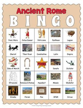 Ancient Rome BINGO & Memory Matching Card Game Activity by Drag Drop Learning History Projects Ideas, Ancient China Activities, Ancient Rome Activity, Culture Fair, Ancient Rome Projects, Rome Activities, Matching Card Game, China History, Ancient World History