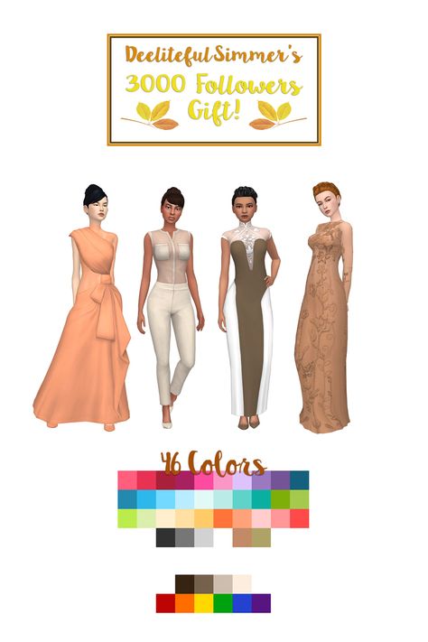 Sims 4 | DeelitefulSimmer's City Living Recolors EP03 Maxis Match Clothing, 3000 Followers, Sims 4 City Living, Sims 4 Cc Maxis Match, Sims 4 Cc Maxis, Halter Dress Short, Sims 4 Ideas, The Sims Freeplay, Sleeveless Dresses Casual