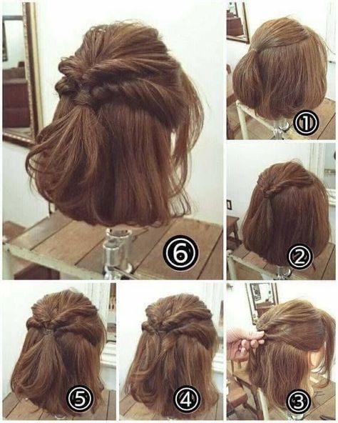 Messy Hair Updo, Hair Arrange, Pinterest Hair, Peinados Fáciles Para Cabello Corto, Penteado Cabelo Curto, Short Hair Updo, Half Up Hair, Diy Hair, Messy Hairstyles