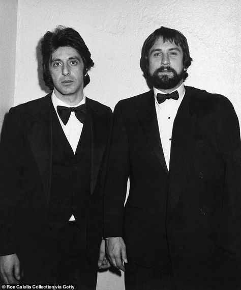 Robert De Niro reveals he almost took on friend Al Pacino's iconic Scarface role | Daily Mail Online Men In Tuxedos, Sonny Corleone, Robert Deniro, Don Corleone, Photos Rares, Jean Reno, Kevin Spacey, Anthony Hopkins, John Travolta