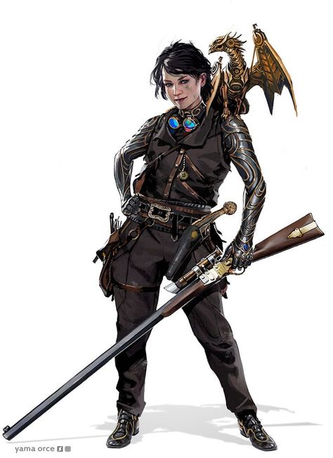 Steampunk Character, Endless Ocean, Rpg Characters, Dungeons And Dragons Characters, Modern Fantasy, Female Character, High Fantasy, Fantasy Warrior, Fantasy Rpg