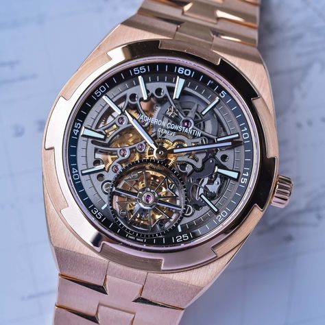 Vacheron Constantin Overseas Tourbillon, Vacheron Constantin Skeleton, Vacheron Constantin Overseas, Top Watches For Men, Billionaire Lifestyle Luxury Living, Titanium Bracelet, Fancy Watches, Vacheron Constantin, Monochrome Watches