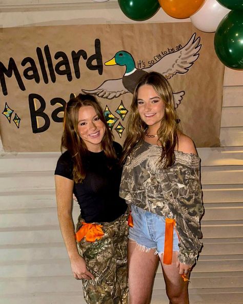 mallard ball • Instagram Mallard Costume, Adpi Mallard Ball Outfits, Mallard Ball Outfit, Nfl Bid Day Theme, Mallard Duck Party Ideas, Mallard Ball Banner, Mallard Ball Adpi, Mallard Ball, Ball Attire